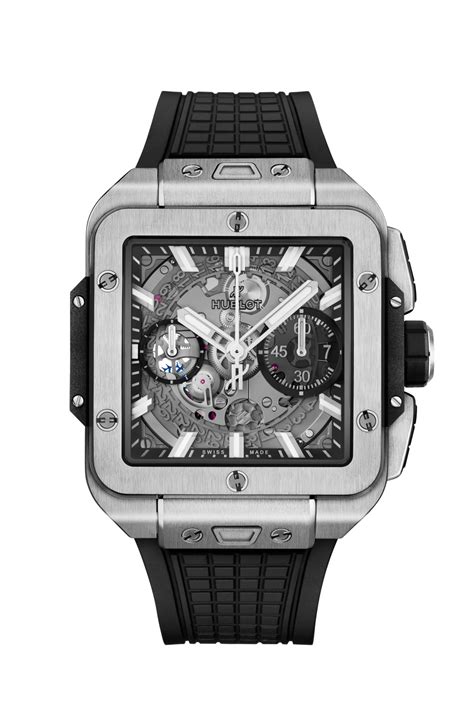 hublot square bang unico titanium|Hublot unico price.